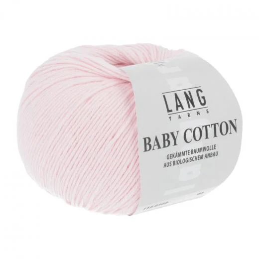 Baby Cotton Lang Yarns - rosa hell (0109)