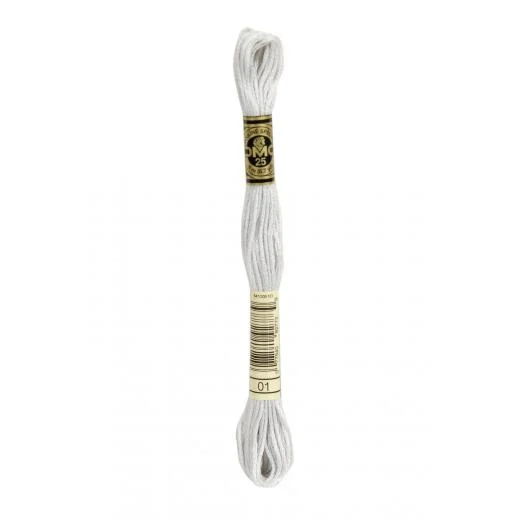 DMC Sticktwist Mouliné Spécial - 01 weisses zinn