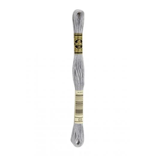 DMC Sticktwist Mouliné Spécial - 03 zinn mittel