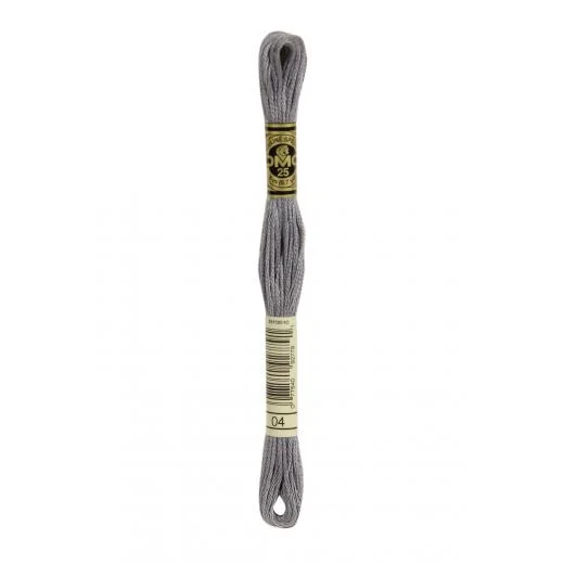 DMC Sticktwist Mouliné Spécial - 04 zinn dunkel