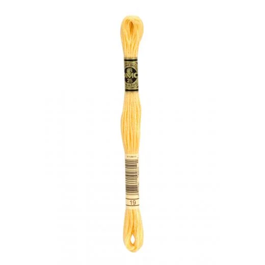 DMC Sticktwist Mouliné Spécial - 19 herbstgold mittelhell