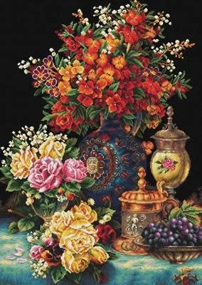 Classical Flowers - Needleart World (Stickpackung)