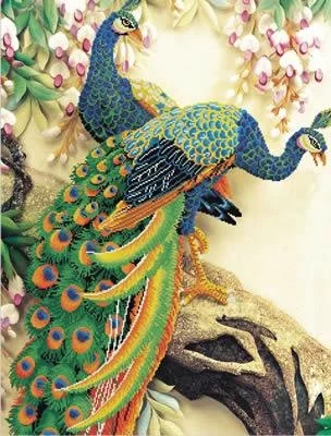 Needleart World - Pfauenpaar (Ausverkauf)