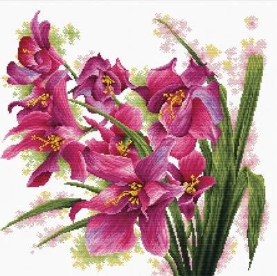 Lovely Orchids - Needleart World (Stickpackung)