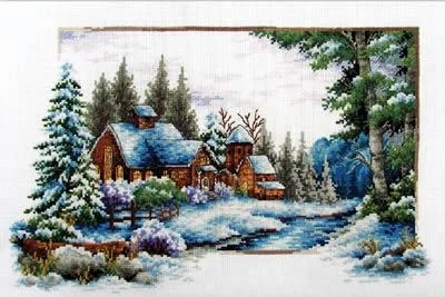 Winter Snow - Needleart World (Stickpackung)