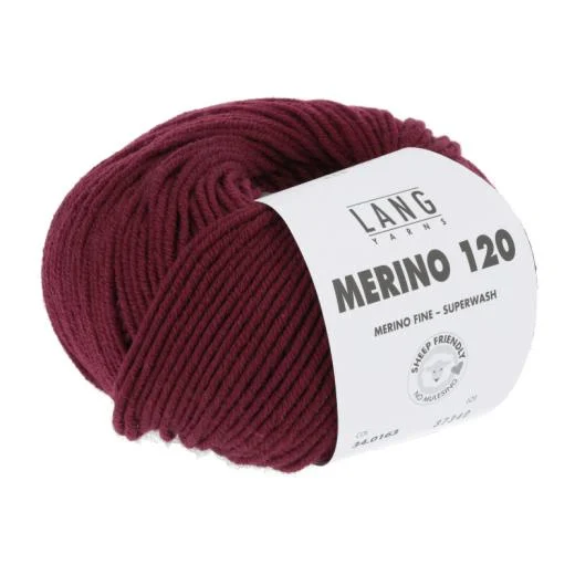 Merino 120 - Lang Yarns - dunkelrot (0163)