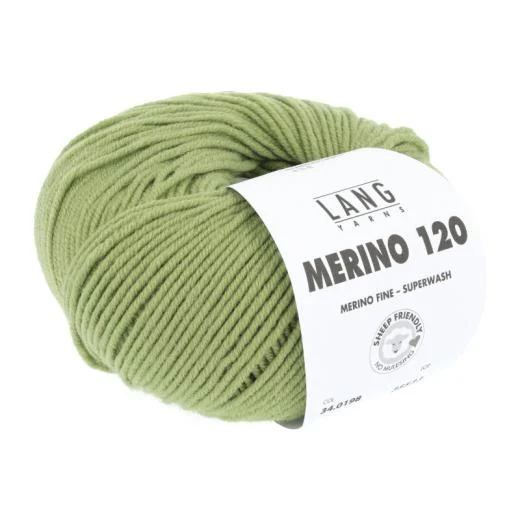 Merino 120 - Lang Yarns - olive hell (0198)
