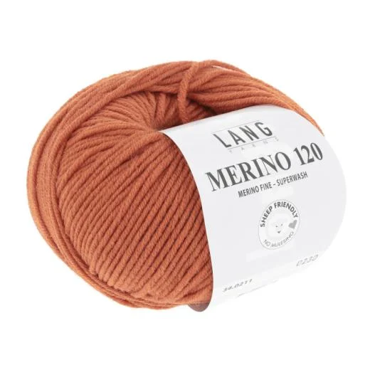 Merino 120 - Lang Yarns - ziegel (0211)