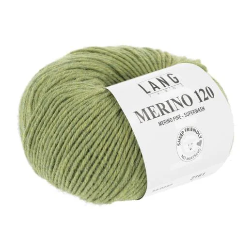 Merino 120 - Lang Yarns - hell olive melange (0297)