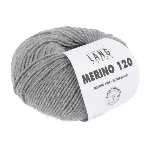 Merino 120 - Lang Yarns - grau melange (0324)
