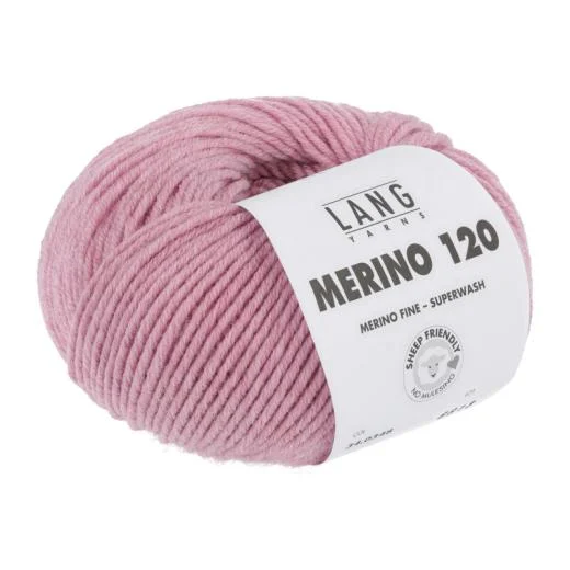 Merino 120 - Lang Yarns - rosa melange (0348)