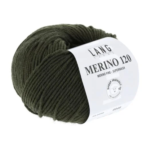 Merino 120 - Lang Yarns - lodengrün (0498)