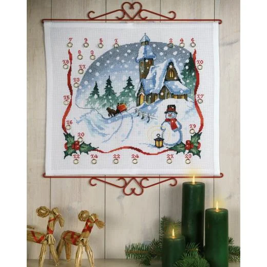 Permin of Copenhagen - Adventskalender Winterlandschaft