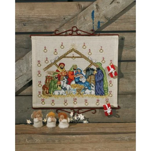 Permin of Copenhagen - Adventskalender Krippe