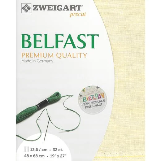Zweigart Belfast 32ct - 2349 vintage sun (Precut)