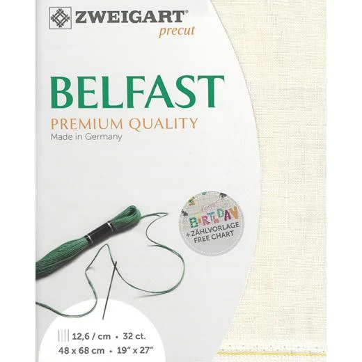 Zweigart Belfast 32ct - 305 beige (Precut)