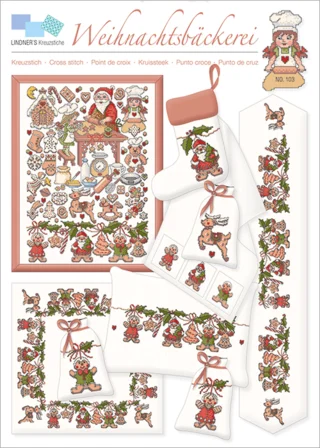 Lindner's Kreuzstiche - Weihnachtsbäckerei