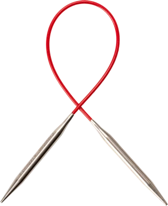 Rundstricknadel 3,00 mm - 23 cm - ChiaoGoo Knit Red Edelstahl