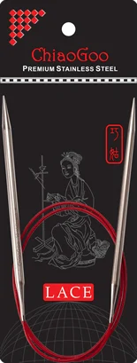 Rundstricknadel 5,50 mm - 60 cm - ChiaoGoo Red Lace Edelstahl