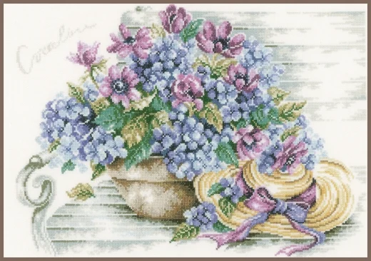 Lanarte - Hydrangea on a bench