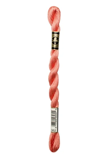 DMC Perlgarn Stärke 5 - 25m - 352 koralle hell