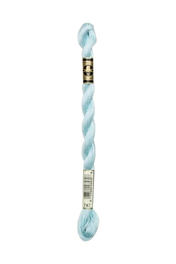 DMC Perlgarn Stärke 5 - 25m - 747 himmelblau sehr hell