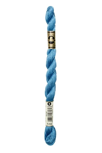 DMC Perlgarn Stärke 5 - 25m - 518 Wedgewood hell