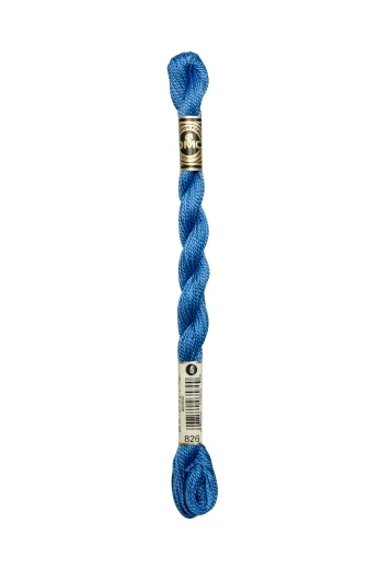 DMC Perlgarn Stärke 5 - 25m - 826 blau mittel