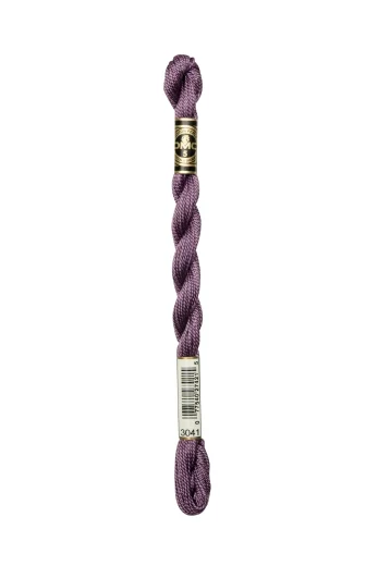 DMC Perlgarn Stärke 5 - 25m - 3041 antikviolett mittel