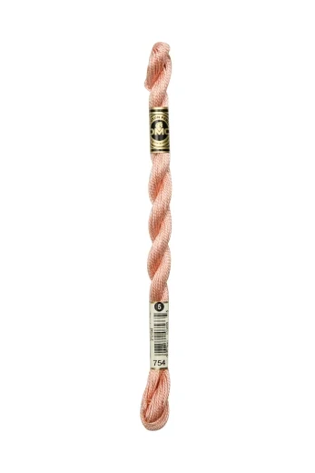 DMC Perlgarn Stärke 5 - 25m - 754 pfirsich hell