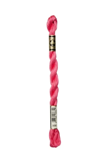 DMC Perlgarn Stärke 5 - 25m - 956 geranie