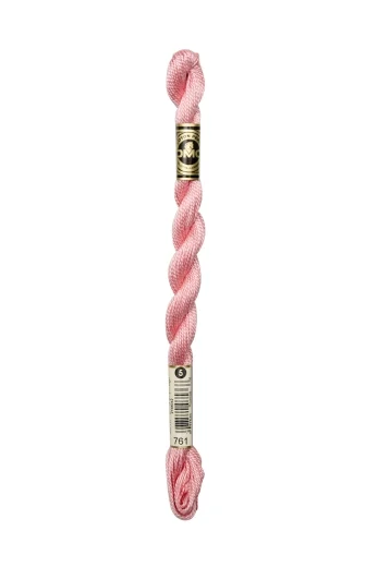 DMC Perlgarn Stärke 5 - 25m - 761 lachs hell