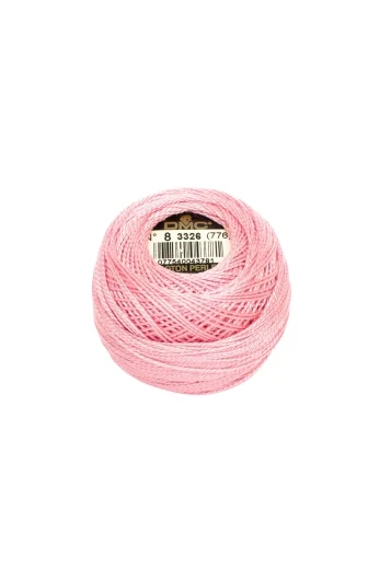 DMC Perlgarn Stärke 8 - 80 m – 3326 (776) rosa mittel