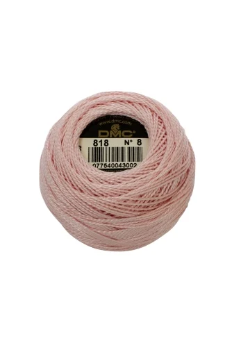 DMC Perlgarn Stärke 12 - 120 m – 818 babyrosa