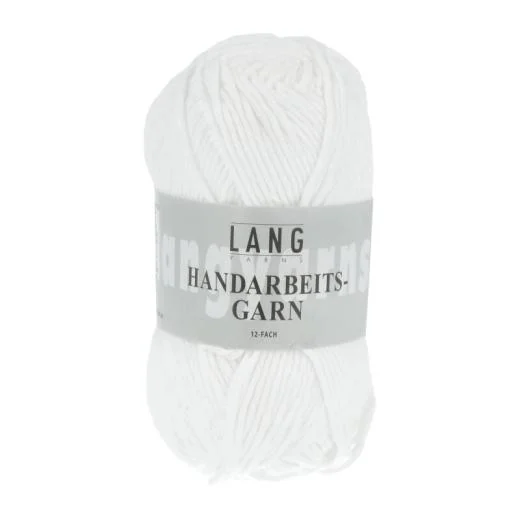 Handarbeitsgarn 12-fach Lang Yarns - weiss (Topflappenwolle)
