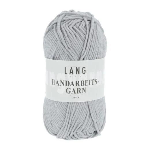 Handarbeitsgarn 12-fach Lang Yarns - hellgrau (Topflappenwolle)
