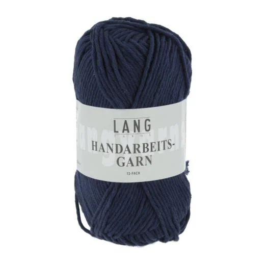 Handarbeitsgarn 12-fach Lang Yarns - marine (Topflappenwolle)