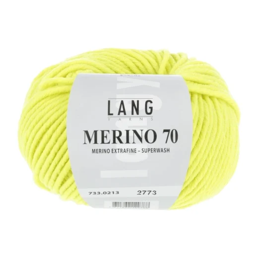 Lang Yarns Merino 70 - gelb neon