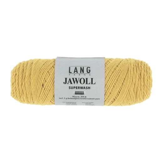 Lang Yarns Jawoll uni Sockenwolle 4-fach - goldgelb hell