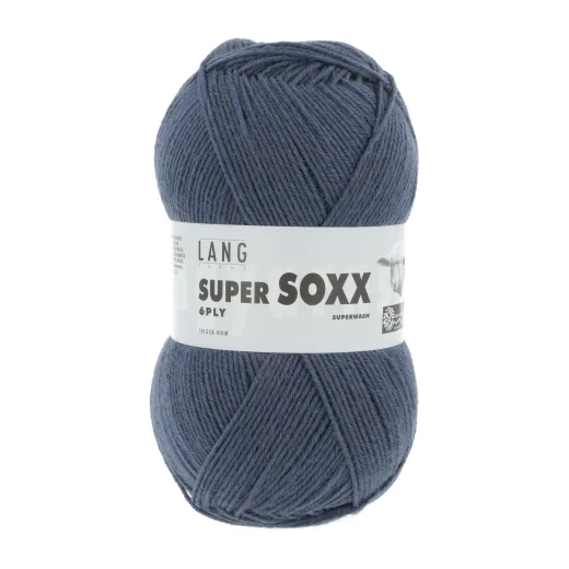 Super Soxx 6-fach Sockenwolle Lang Yarns - jeans