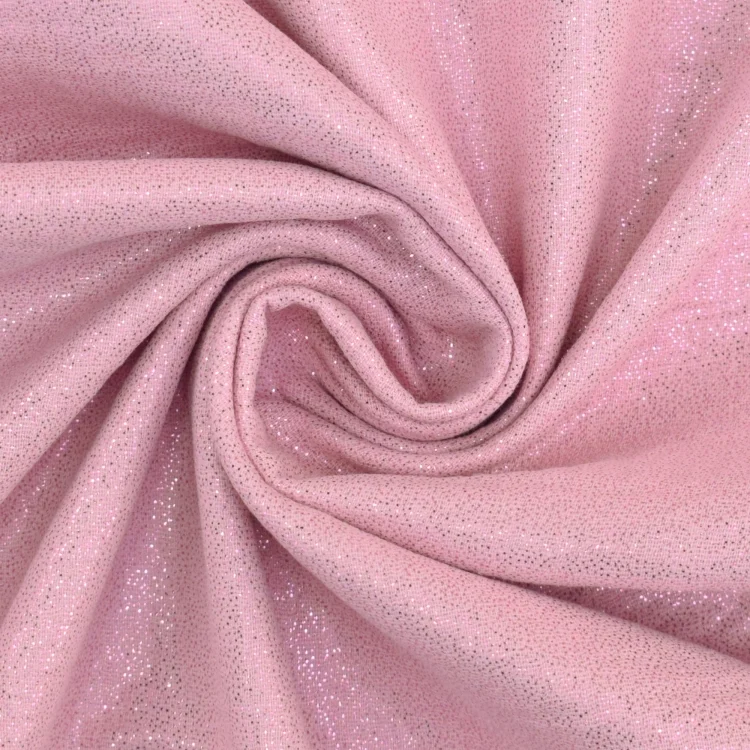 Baumwoll Musselin Glitter, rosa