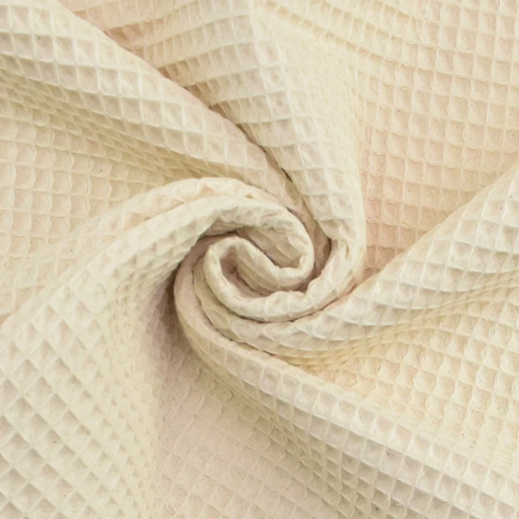 Baumwoll Waffelpiqué, natur