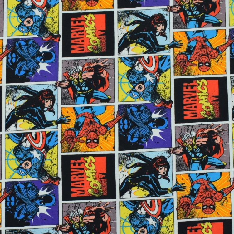 Baumwolljersey Avengers, multicolor