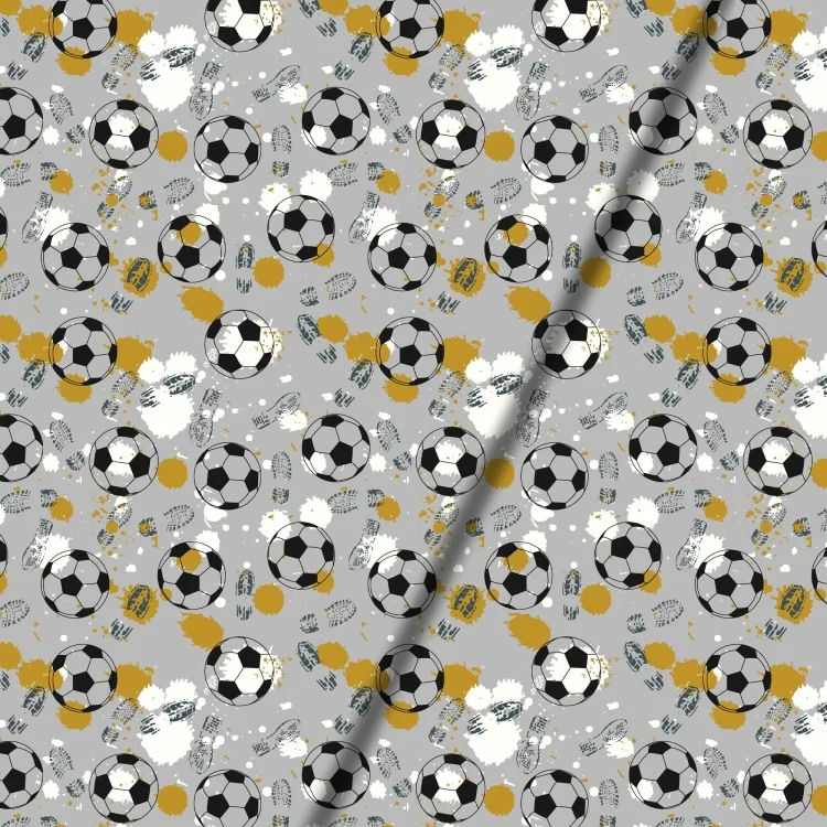 Baumwolljersey Malomi Kombipanel Kick it 2 150 x 70 cm