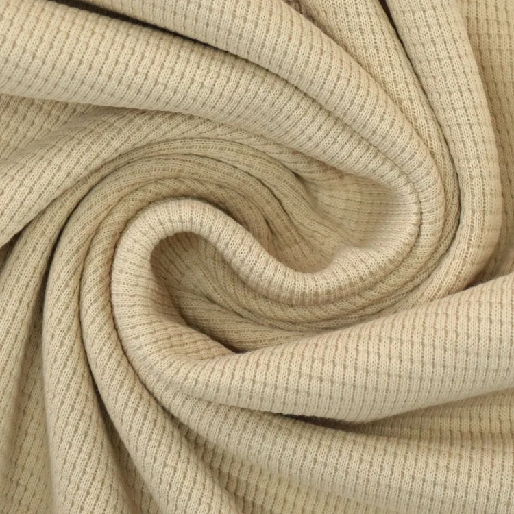 Baumwollwaffeljersey Lilli, beige