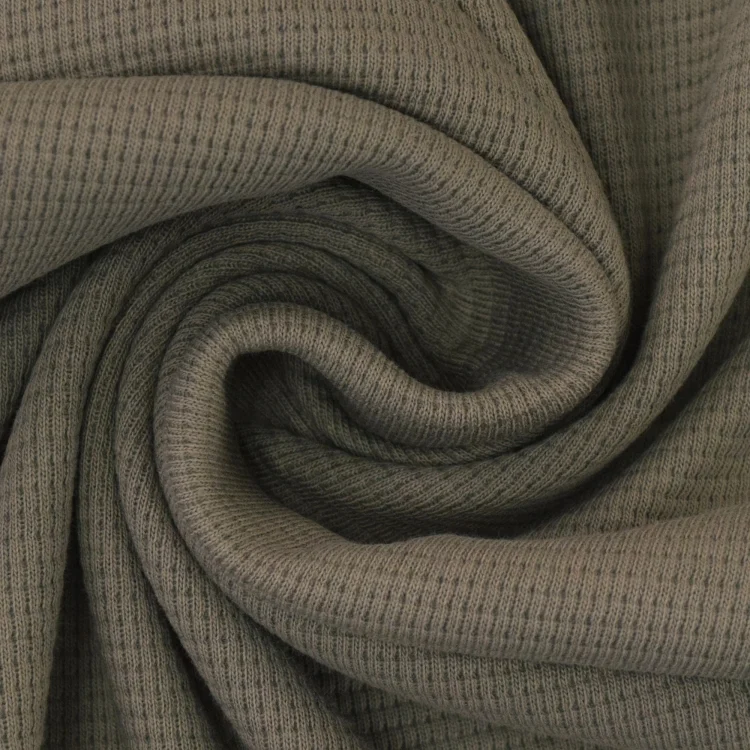 Baumwollwaffeljersey Lilli, taupe