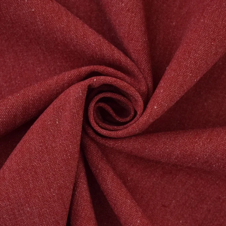 Dekostoff Canvas Melange, rot