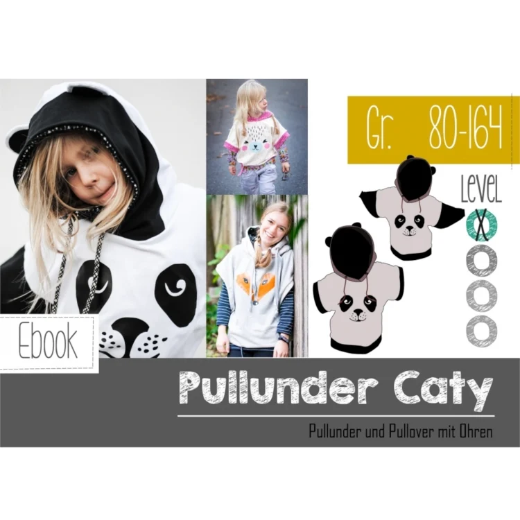 E-Book FeeFeeFashion Fledermauscardigan Pullunder Caty Kids