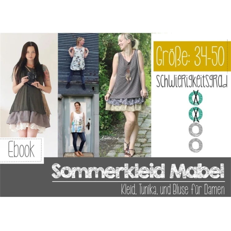 E-Book FeeFeeFashion Sommerkleid Mabel Damen
