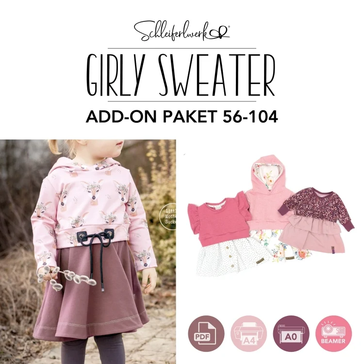 E-Book Schleiferlwerk Add on Girly Sweater 56- 104
